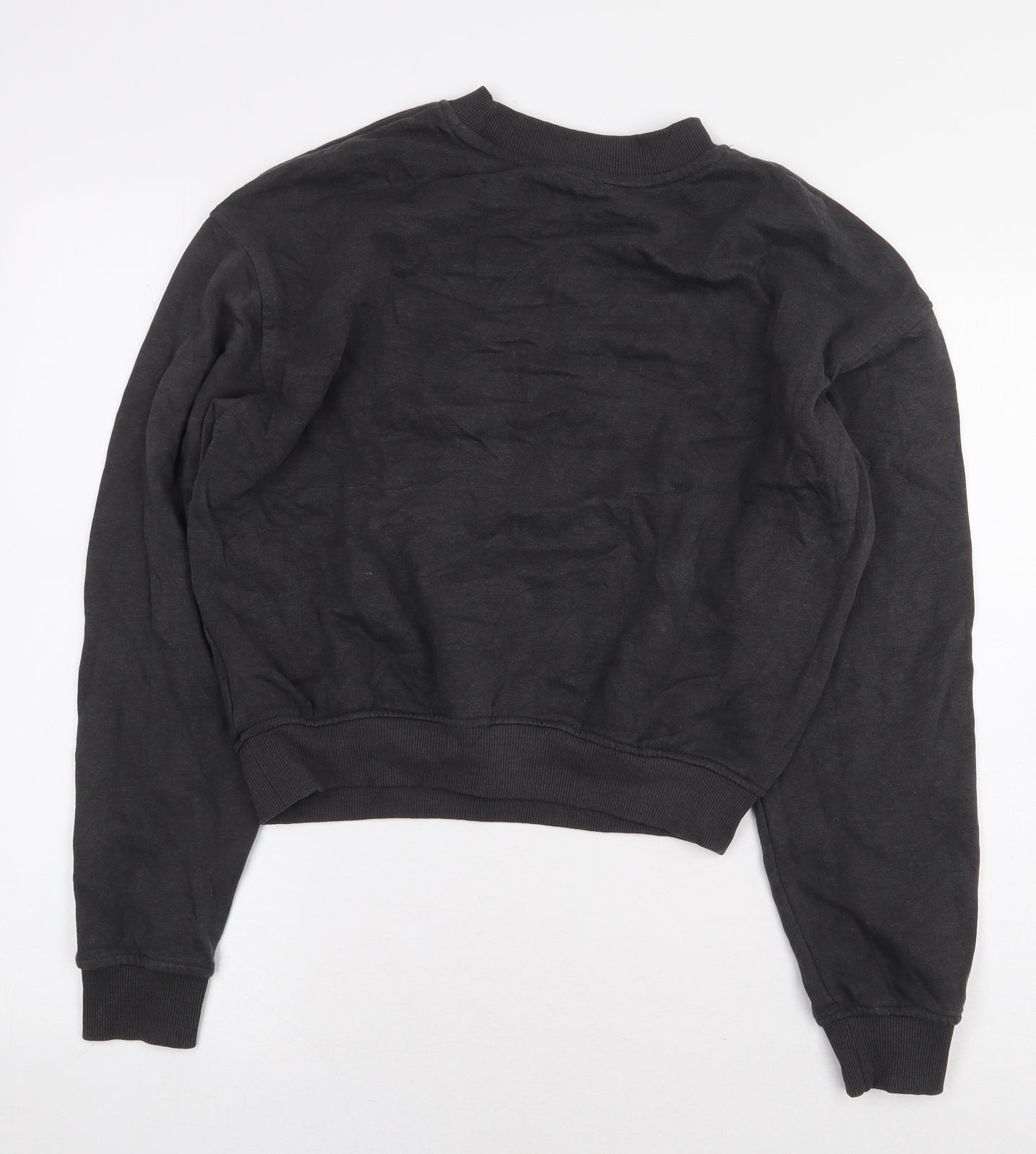 H&M Womens Grey Cotton Pullover Sweatshirt Size XS Pullover