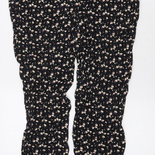 Old Khaki Womens Beige Floral Viscose Trousers Size 36 in L25 in Regular