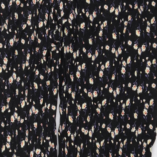 Old Khaki Womens Beige Floral Viscose Trousers Size 36 in L25 in Regular