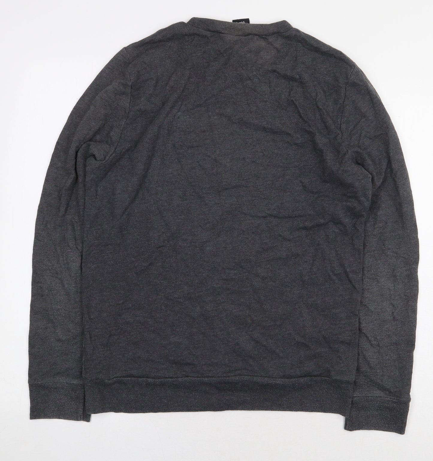 Topman Mens Grey Cotton Pullover Sweatshirt Size S - Mickey Mouse