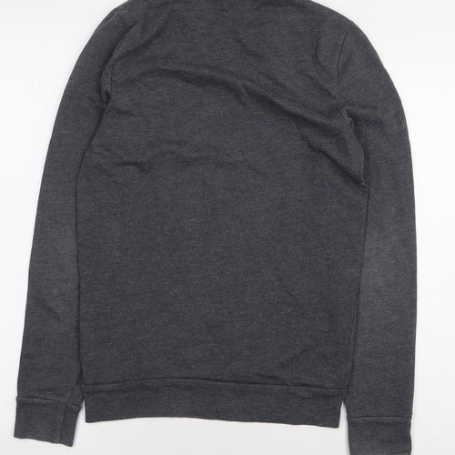 Topman Mens Grey Polyester Pullover Sweatshirt Size XS - Music Size XXS,