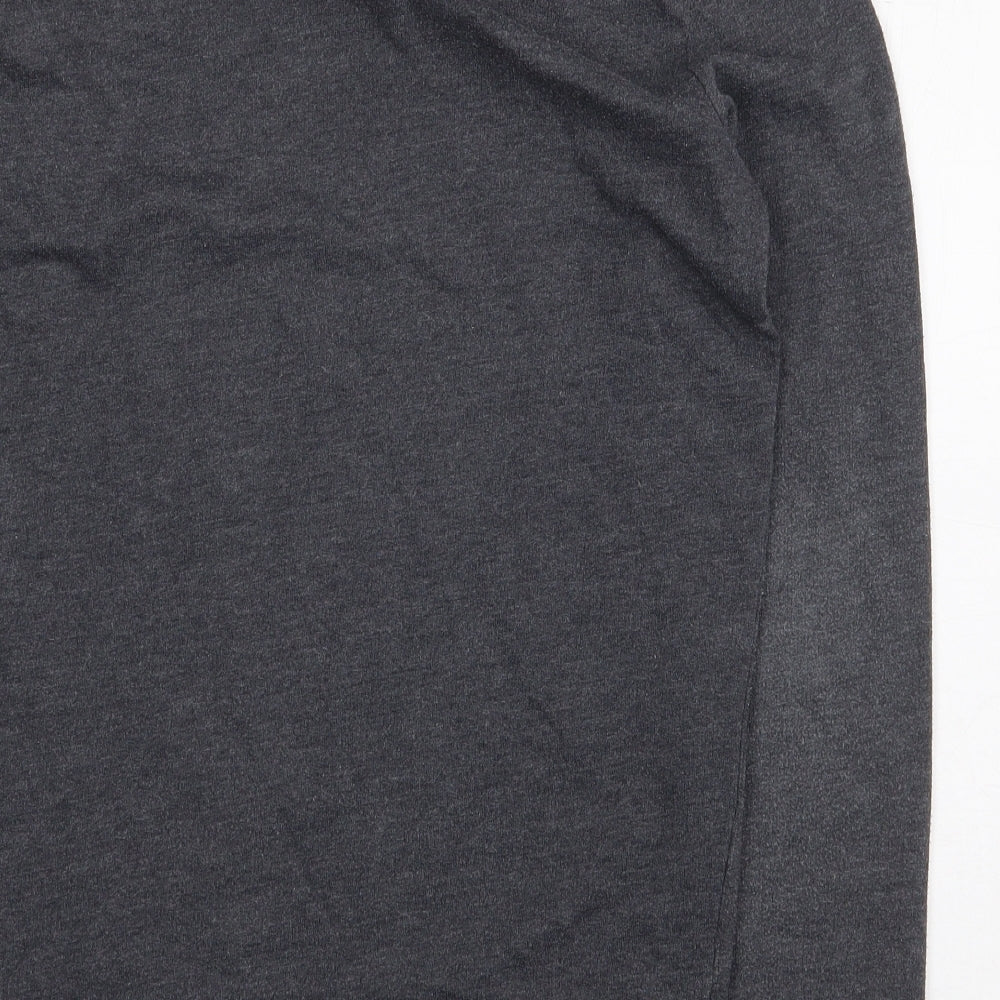 Topman Mens Grey Polyester Pullover Sweatshirt Size XS - Music Size XXS,