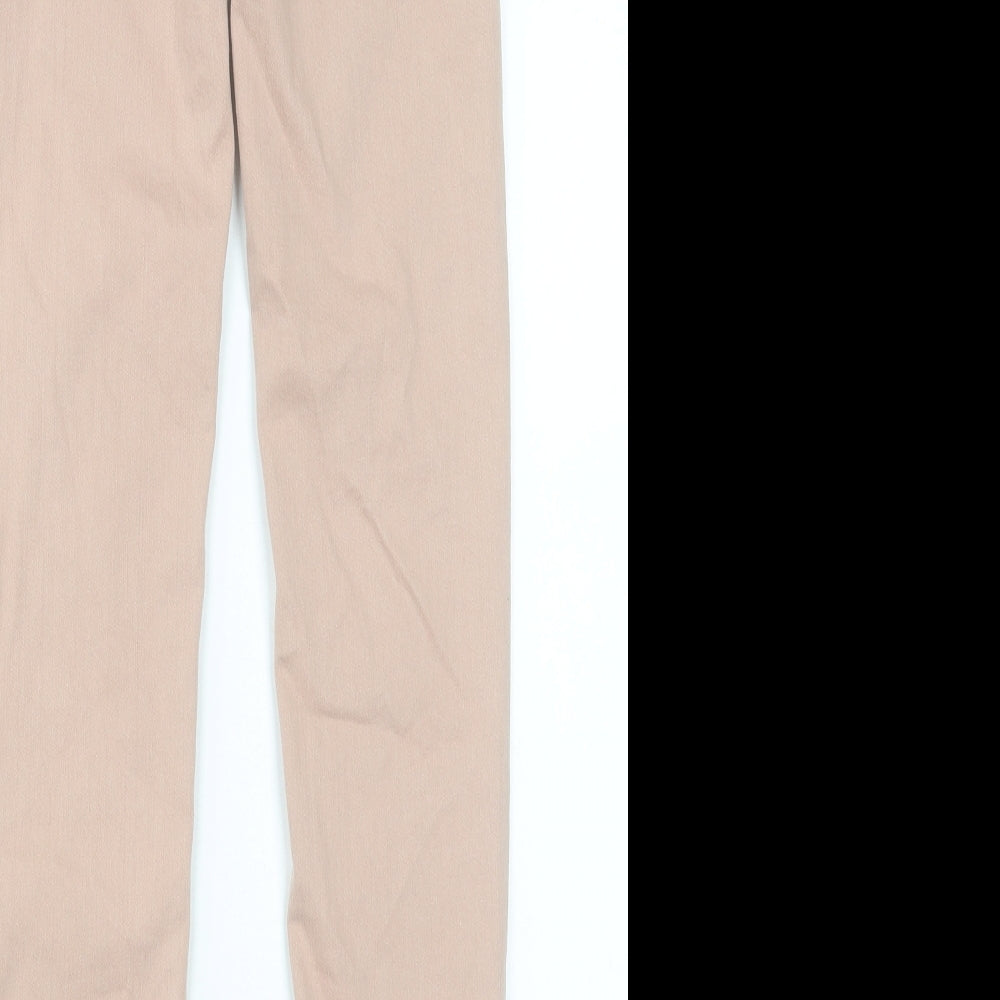 Fat Face Womens Pink Cotton Skinny Jeans Size 8 L30 in Regular Button