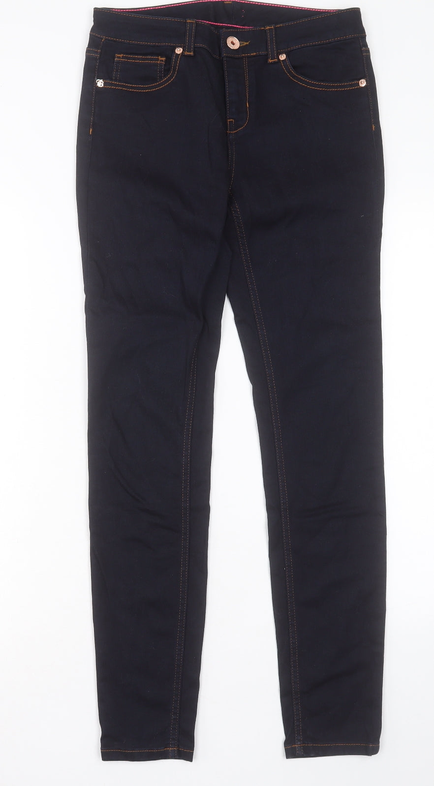 Ted Baker Womens Blue Cotton Skinny Jeans Size 30 in L30 in Regular Button