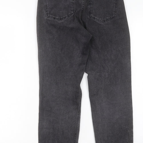 ASOS Womens Black Cotton Straight Jeans Size 26 in L32 in Regular Button