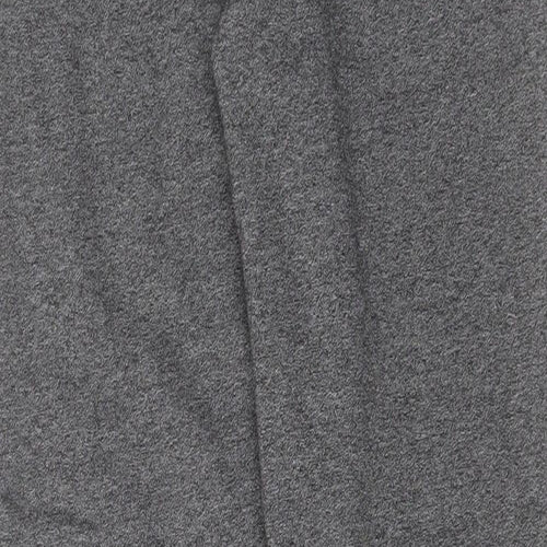 SoulCal&Co Womens Grey Cotton Jogger Trousers Size 12 L30 in Regular Drawstring