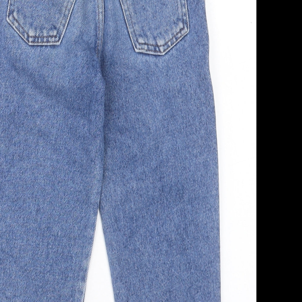 NEXT Boys Blue Cotton Straight Jeans Size 3-4 Years Regular Button