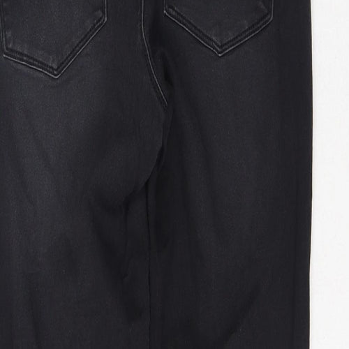 Papaya Womens Black Cotton Jegging Jeans Size 8 L27 in Regular