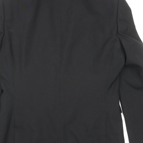 NEXT Mens Black Polyester Jacket Blazer Size 40