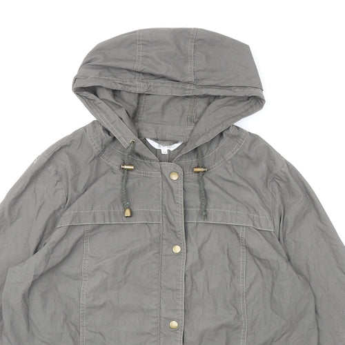 EWM Womens Green Jacket Size 14 Snap