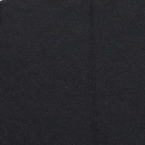 Monsoon Womens Grey Round Neck Viscose Henley Jumper Size M