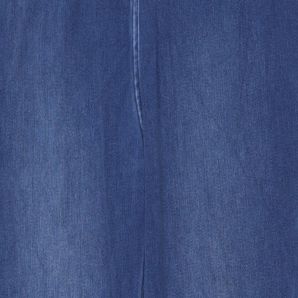 NEXT Womens Blue Cotton Jegging Leggings Size 16 L27 in