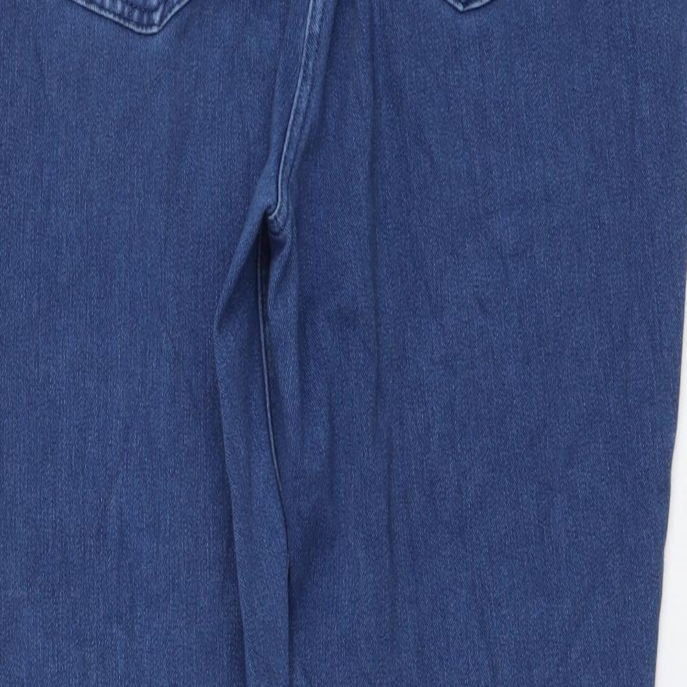 NEXT Womens Blue Cotton Jegging Leggings Size 16 L27 in