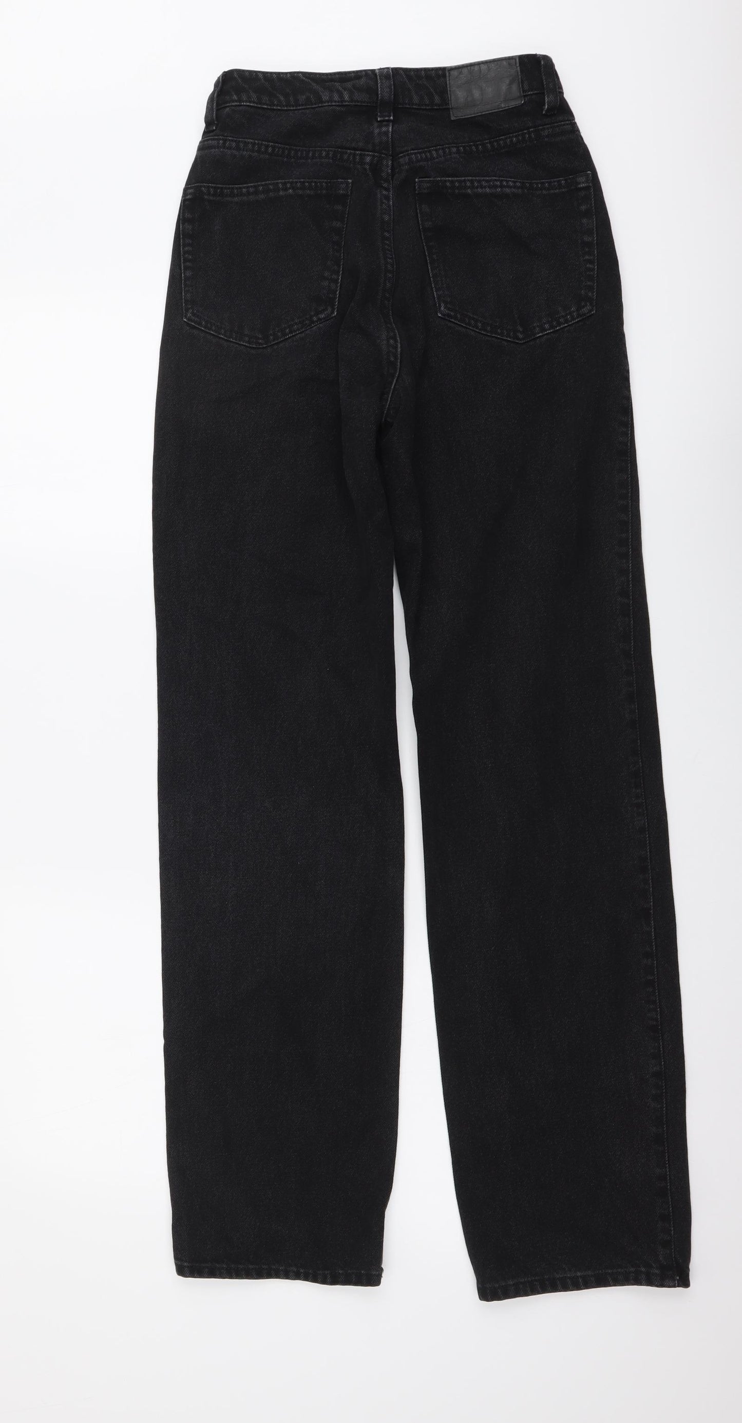 Weekday Womens Grey Cotton Mom Jeans Size 24 in L32 in Regular Button