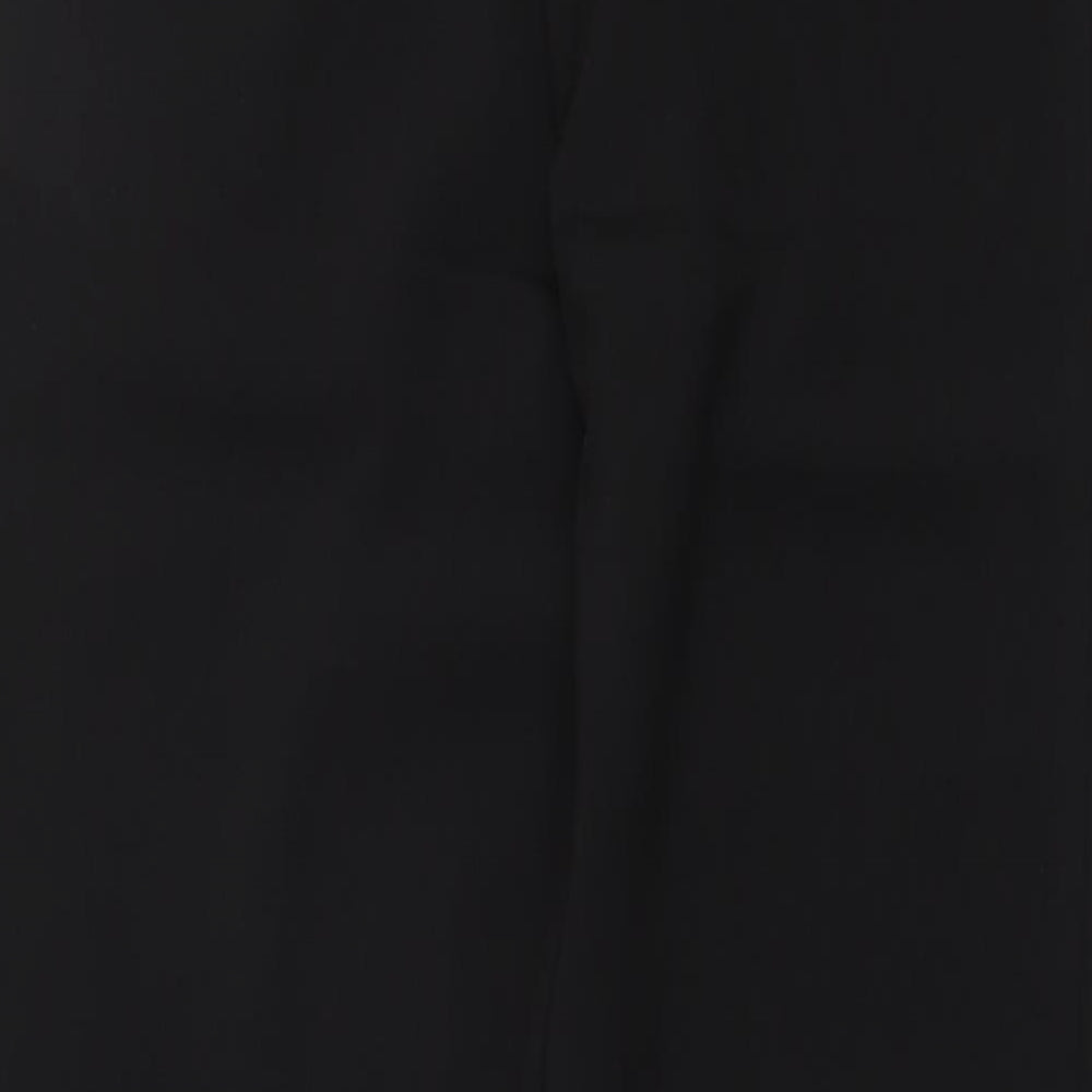 George Boys Black Polyester Chino Trousers Size 12-13 Years Regular Button - School