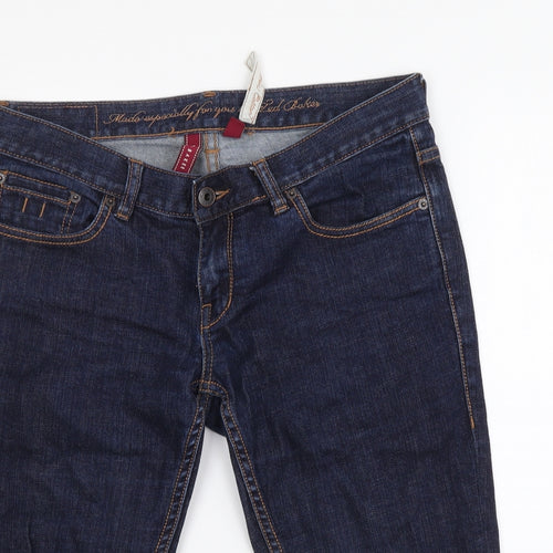 Ted Baker Mens Blue Cotton Bermuda Shorts Size 34 in L15 in Regular Button
