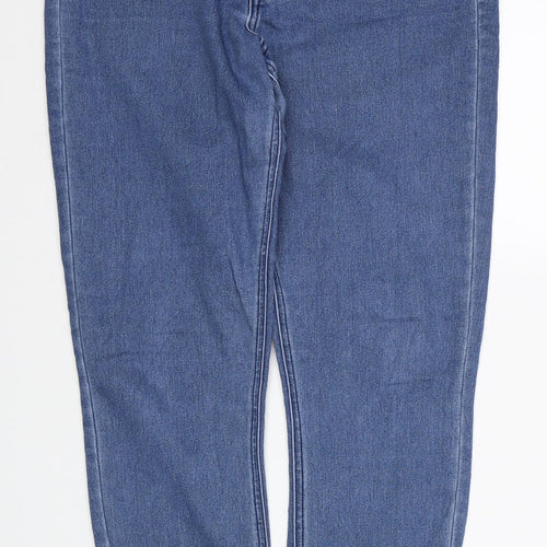 H&M Womens Blue Cotton Skinny Jeans Size 33 in L27 in Regular Zip