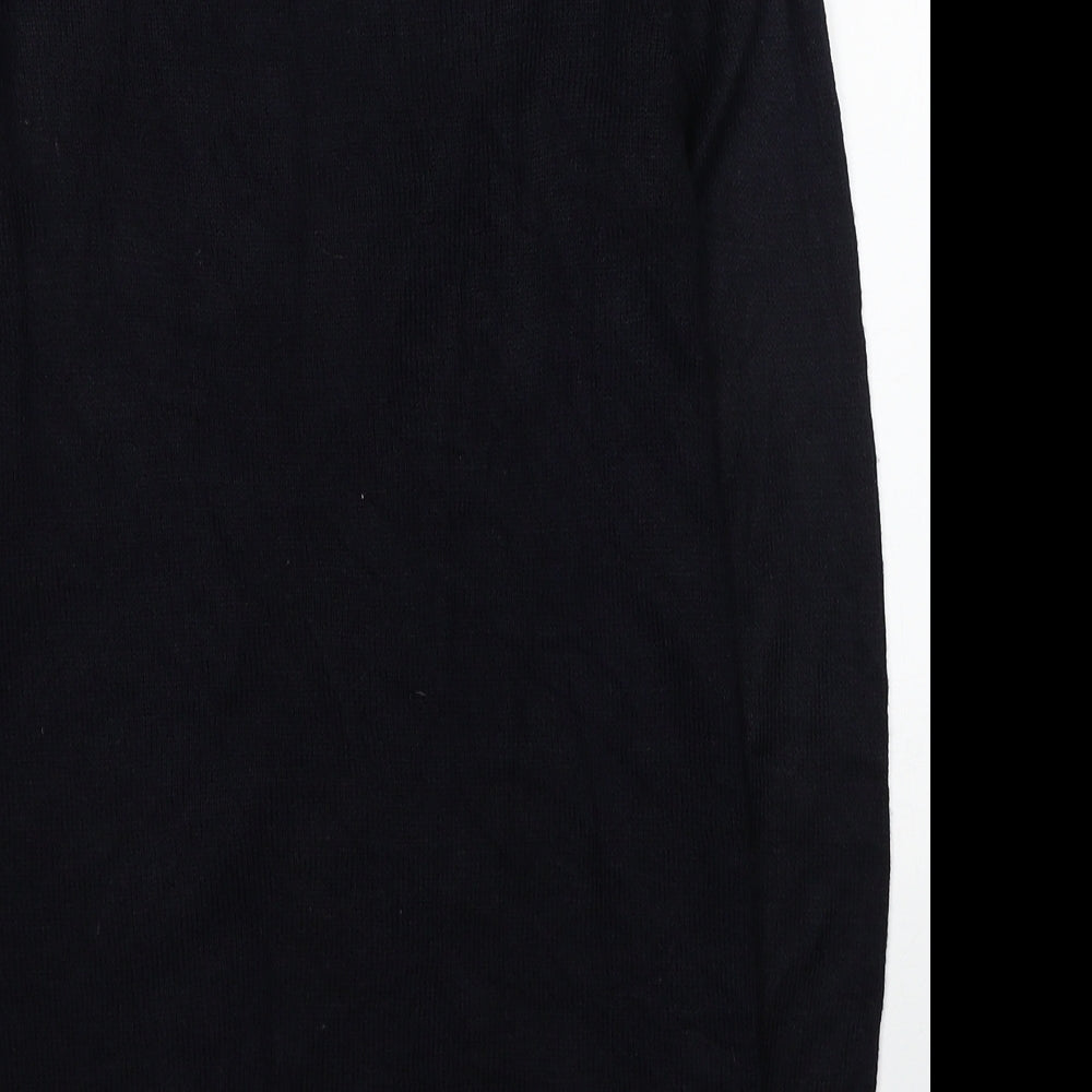 Divided by H&M Womens Blue V-Neck Acrylic Cardigan Jumper Size 6
