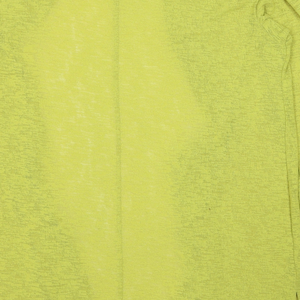 NEXT Womens Green V-Neck Polyester Cardigan Jumper Size 14