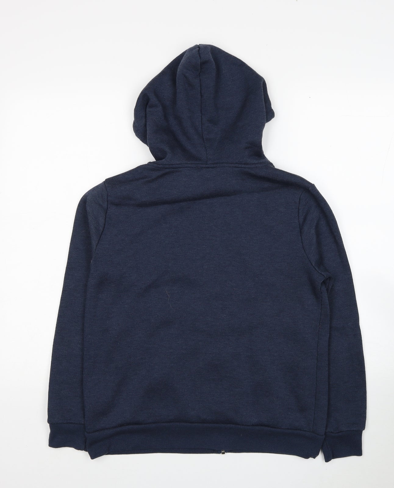 Matalan Womens Blue Polyester Full Zip Hoodie Size M Zip
