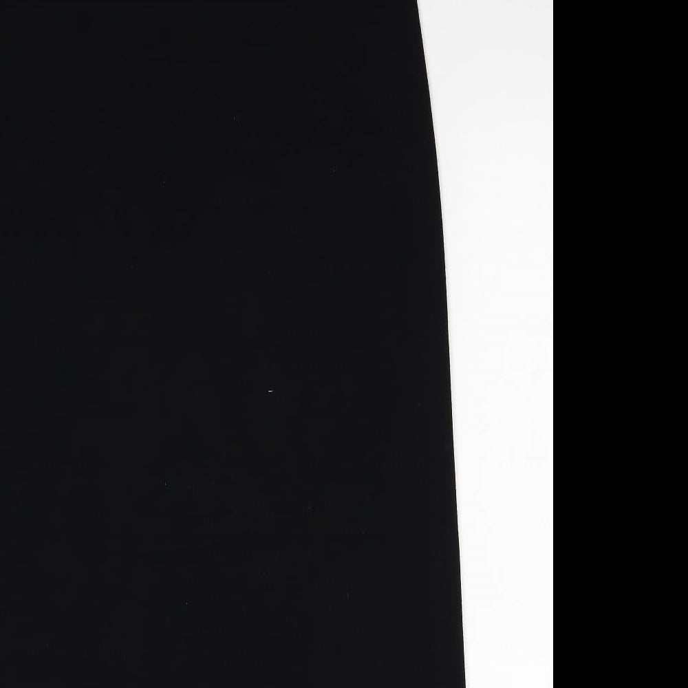 TwoTone Womens Black Polyester Maxi Skirt Size M - Size M/L