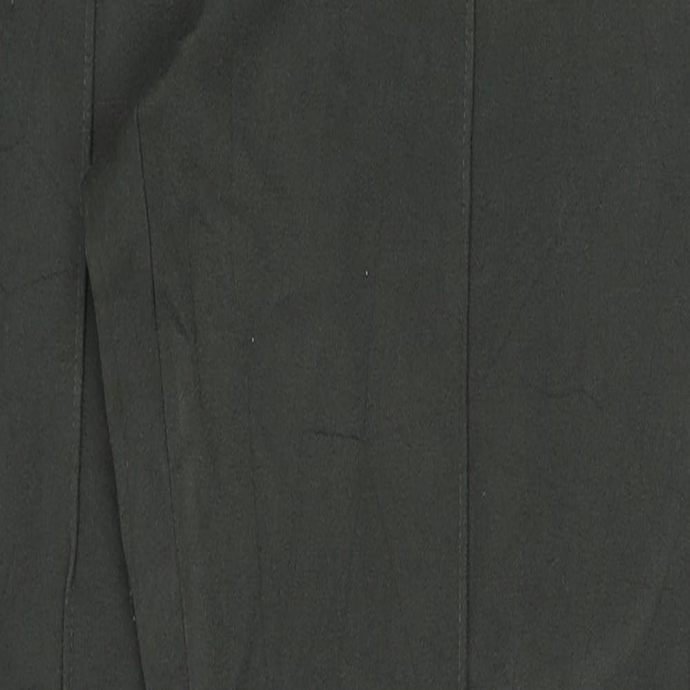 Marks and Spencer Womens Green Viscose Jegging Jeans Size 14 L30 in Regular Zip