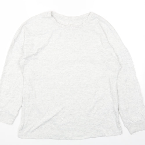 Primark Womens Grey Round Neck Polyester Pullover Jumper Size M