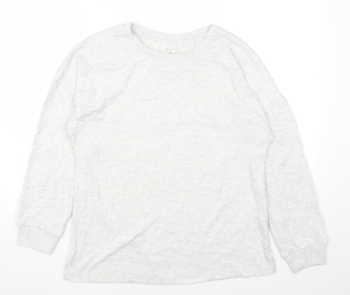 Primark Womens Grey Round Neck Polyester Pullover Jumper Size M