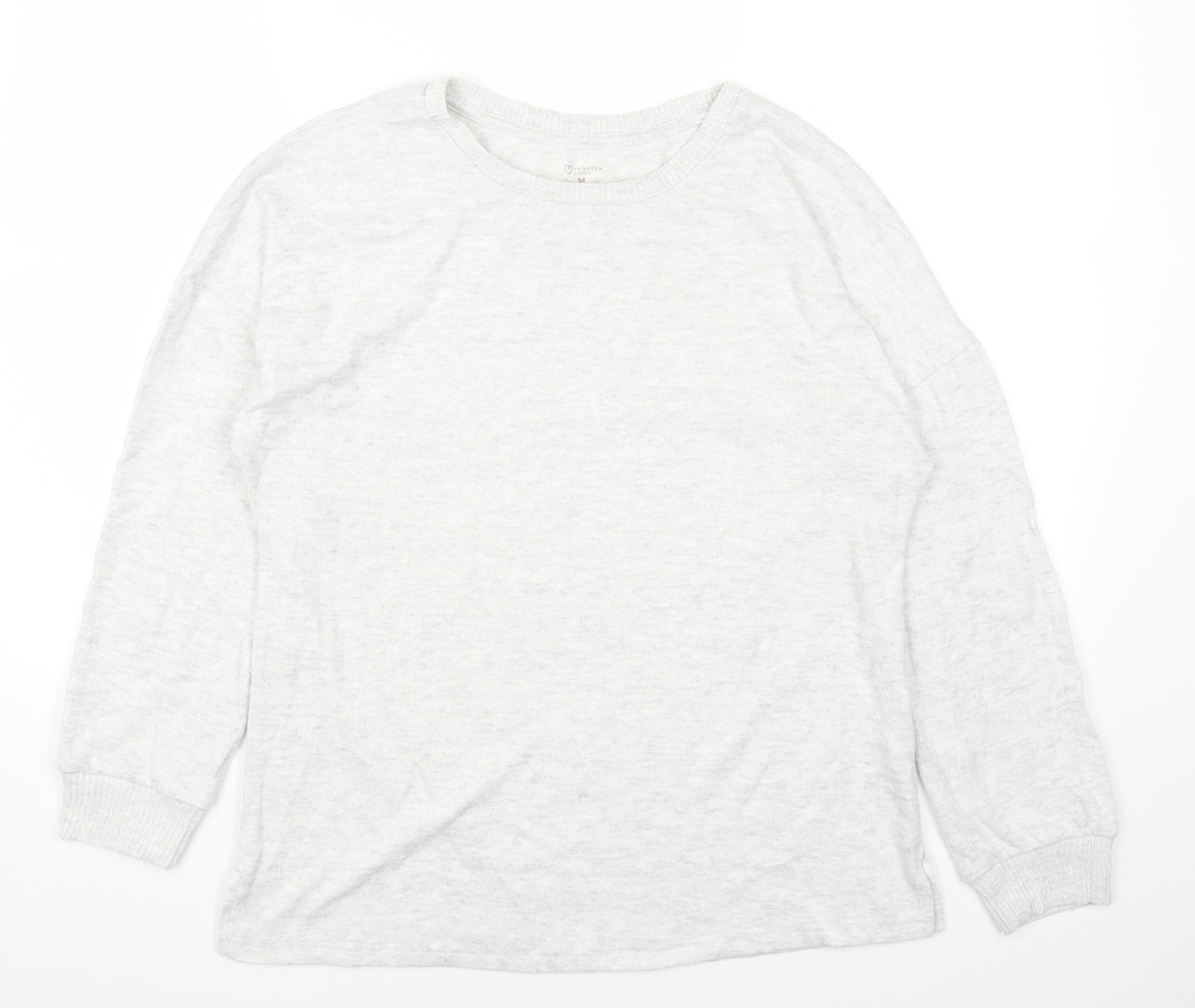 Primark Womens Grey Round Neck Polyester Pullover Jumper Size M
