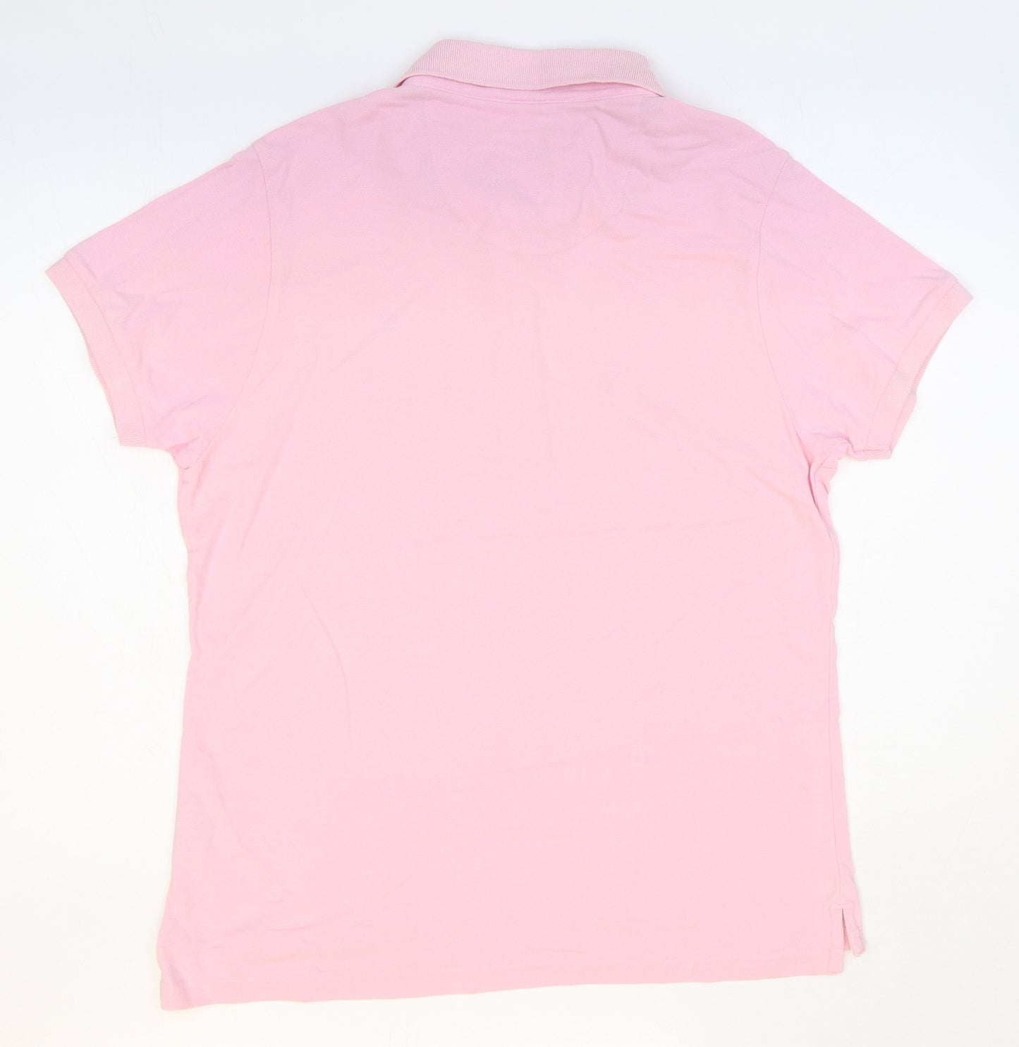 Crew Clothing Womens Pink 100% Cotton Basic Polo Size 18 Collared
