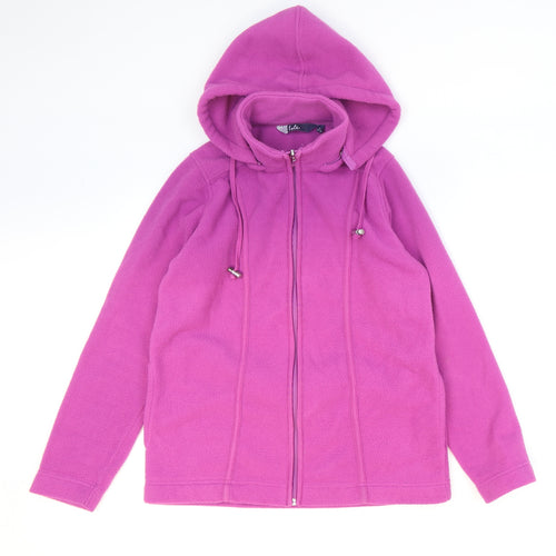 Isle Womens Pink Jacket Size 10 Zip