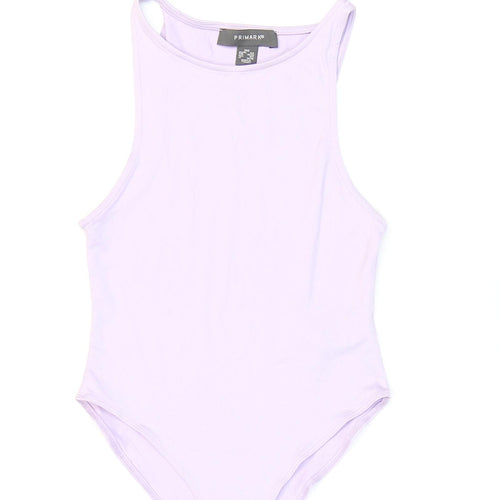 Primark Womens Purple Polyamide Leotard One-Piece Size 4 Snap - Size 4-6