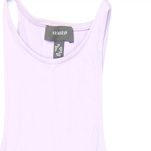 Primark Womens Purple Polyamide Leotard One-Piece Size 4 Snap - Size 4-6