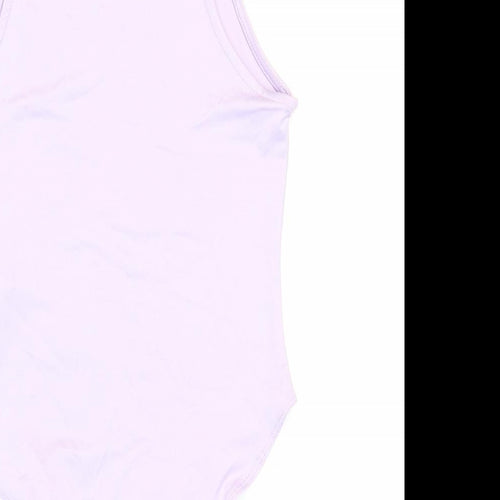 Primark Womens Purple Polyamide Leotard One-Piece Size 4 Snap - Size 4-6