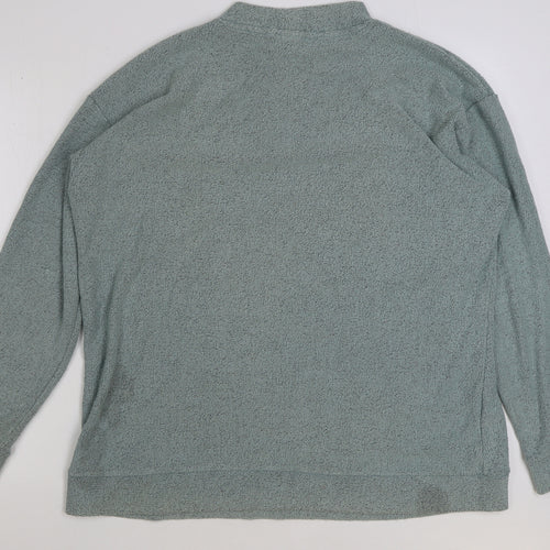 PINK Womens Black Cotton Pullover Sweatshirt Size L Pullover
