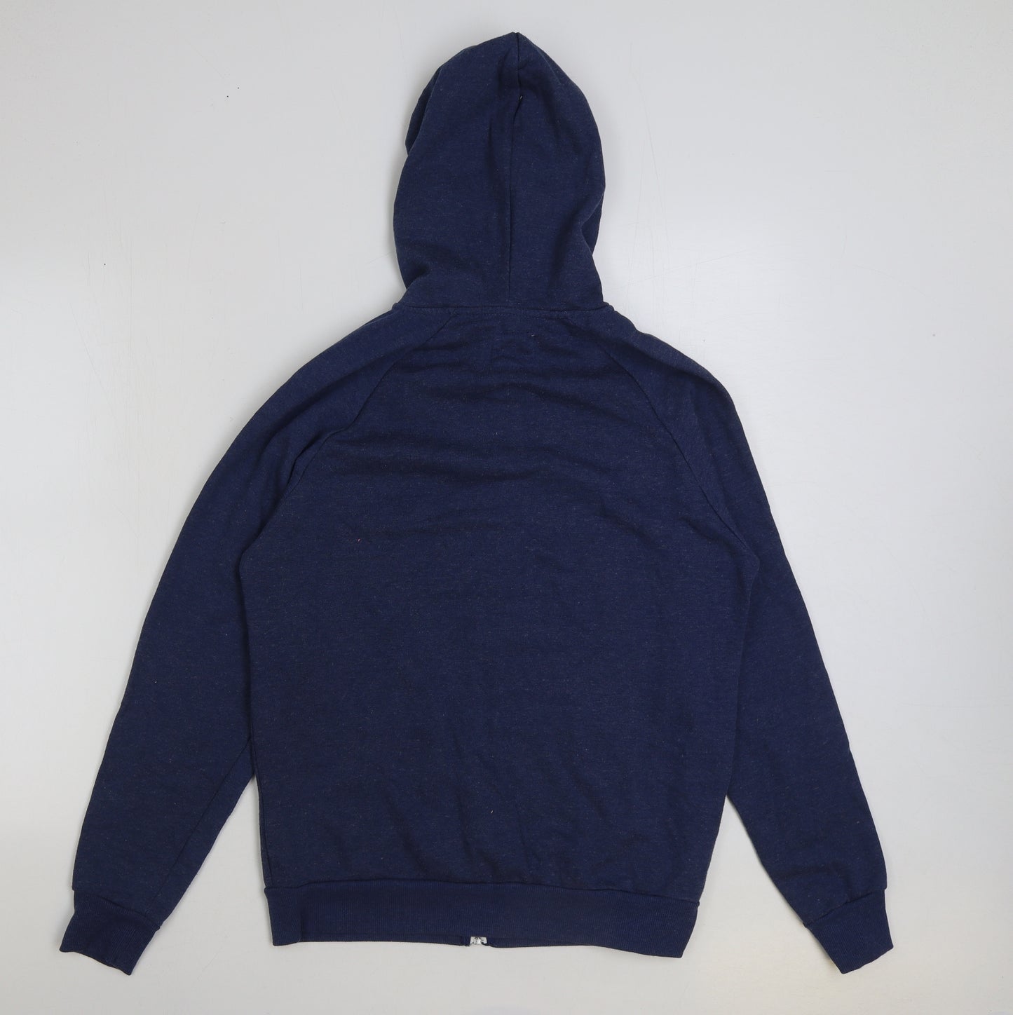 Cedar Wood State Mens Blue Polyester Full Zip Hoodie Size M