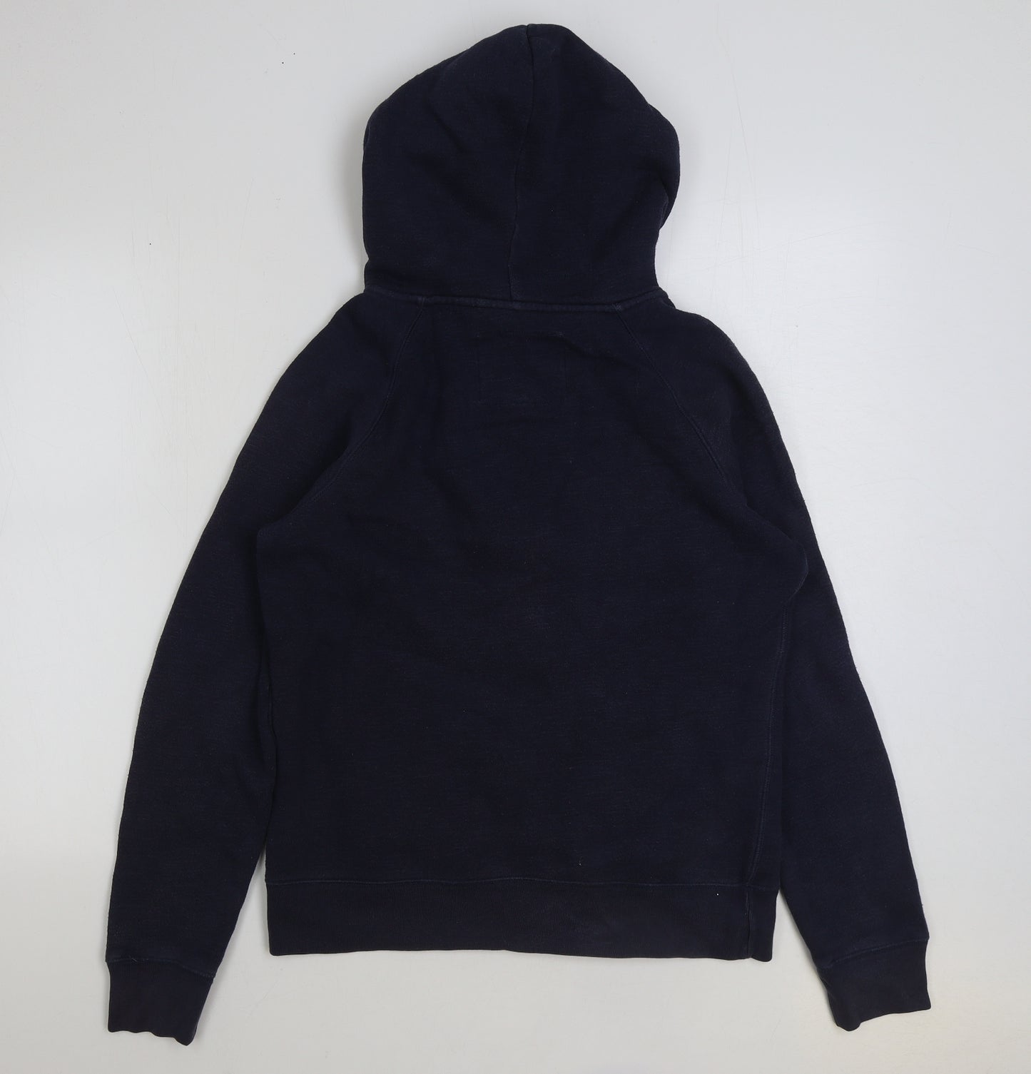 Jack Wills Womens Blue Polyester Full Zip Hoodie Size 14 Zip