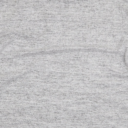 H&M Womens Grey Viscose Pullover Sweatshirt Size M Pullover - Side Slits