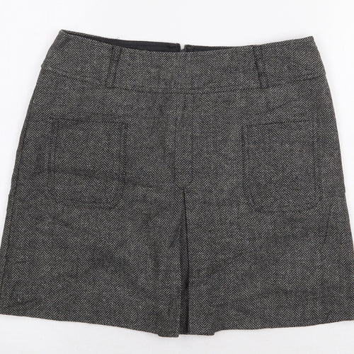 Be Beau Womens Grey Herringbone Polyester Cargo Set Size 10 Zip