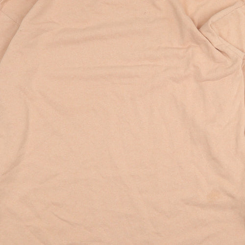 I SAW IT FIRST Womens Orange Cotton Pullover Sweatshirt Size S Pullover