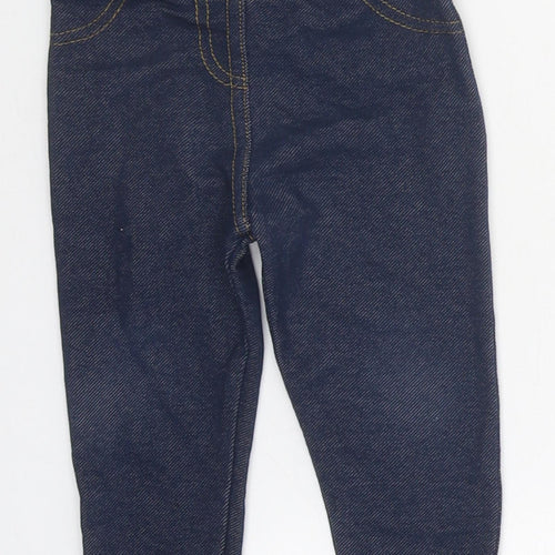 Primark Girls Blue 100% Cotton Jegging Jeans Size 9-10 Years Regular Pullover