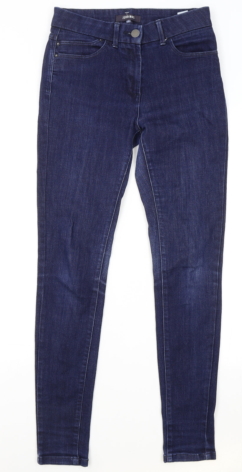Marks and Spencer Womens Blue Polyester Jegging Leggings Size 10 L31 in