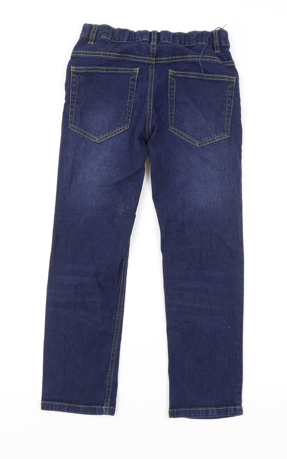 Very Boys Blue Polyester Straight Jeans Size 9 Years Regular Zip