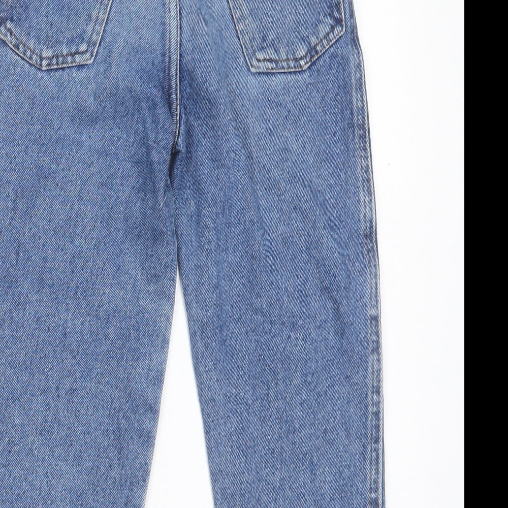 NEXT Boys Blue Cotton Straight Jeans Size 3-4 Years Regular Button