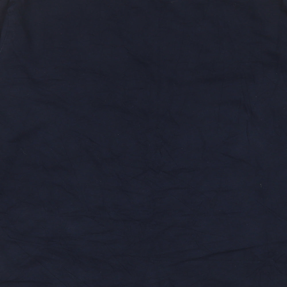 Champion Mens Blue Cotton T-Shirt Size M Crew Neck