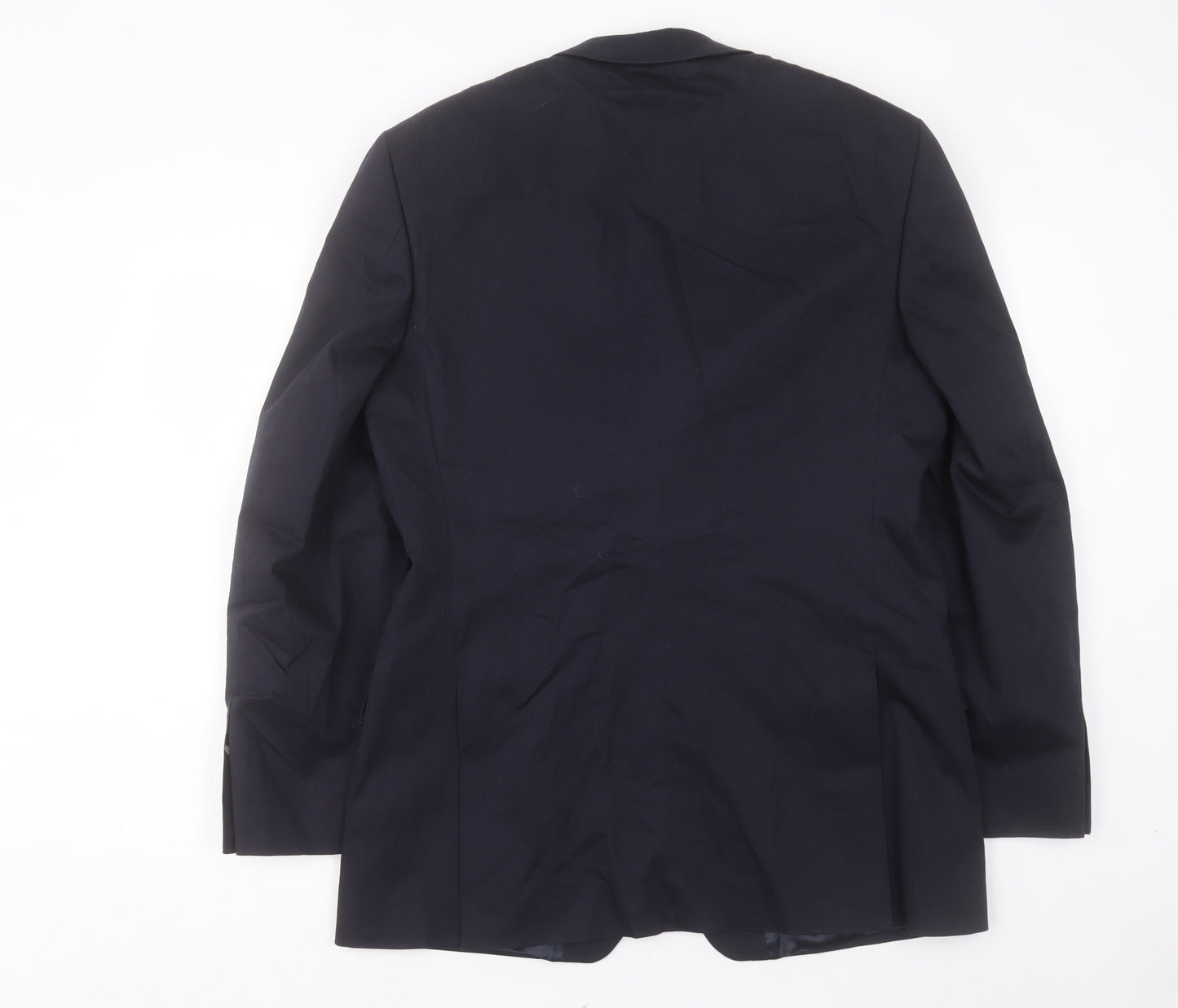 Jaegar Mens Black Cotton Jacket Suit Jacket Size 50