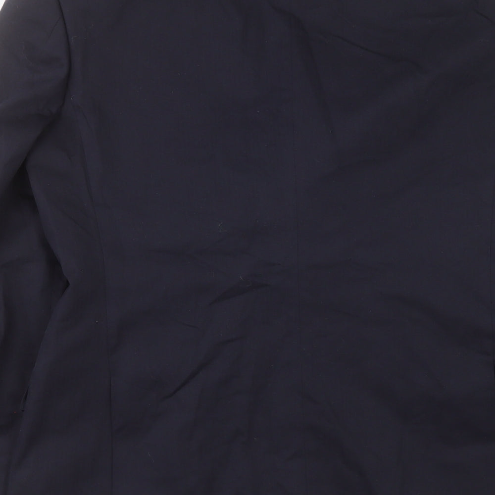 Jaegar Mens Black Cotton Jacket Suit Jacket Size 50