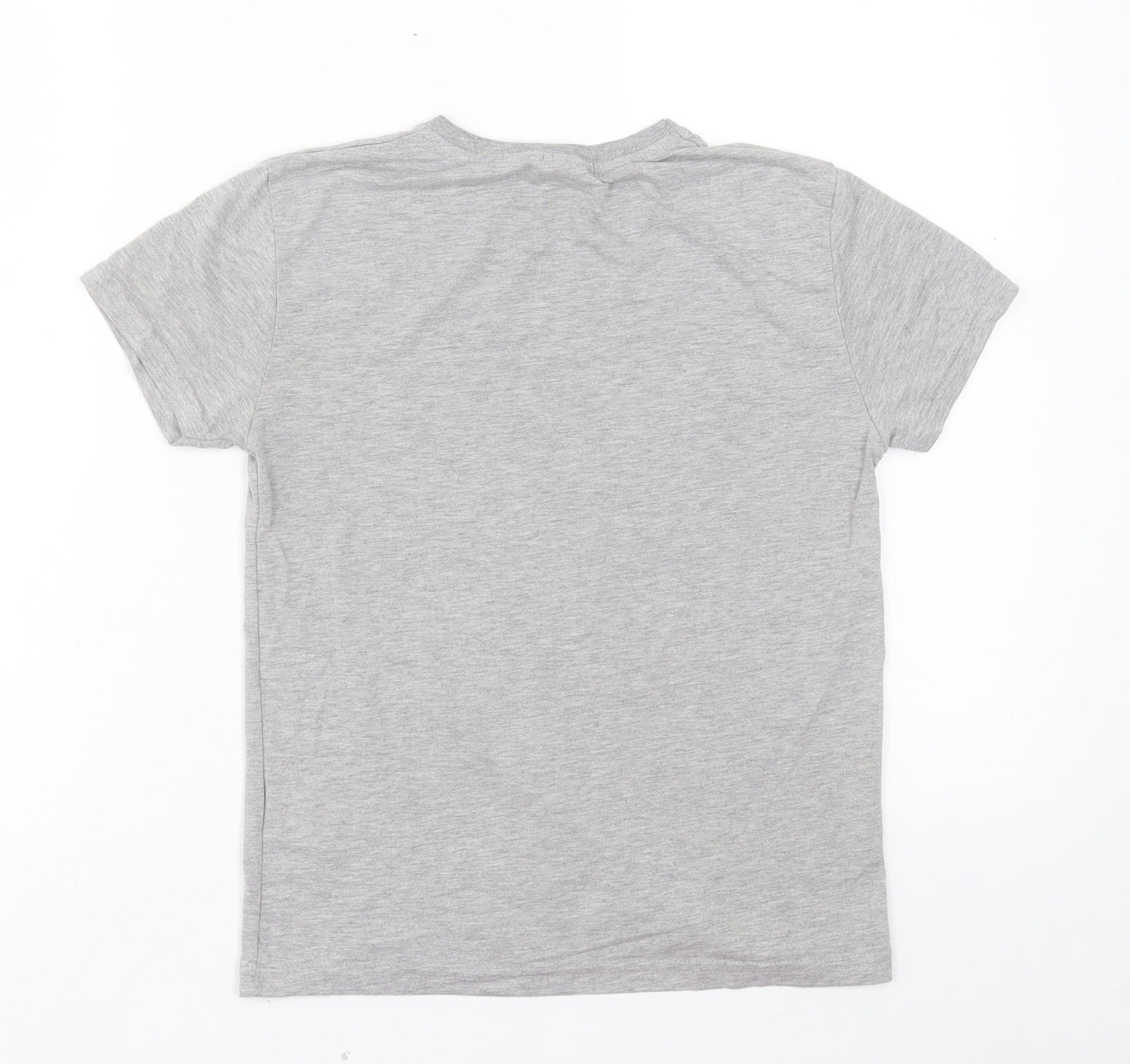 Dsquared2 Girls Grey Cotton Basic T-Shirt Size 13-14 Years Crew Neck Pullover