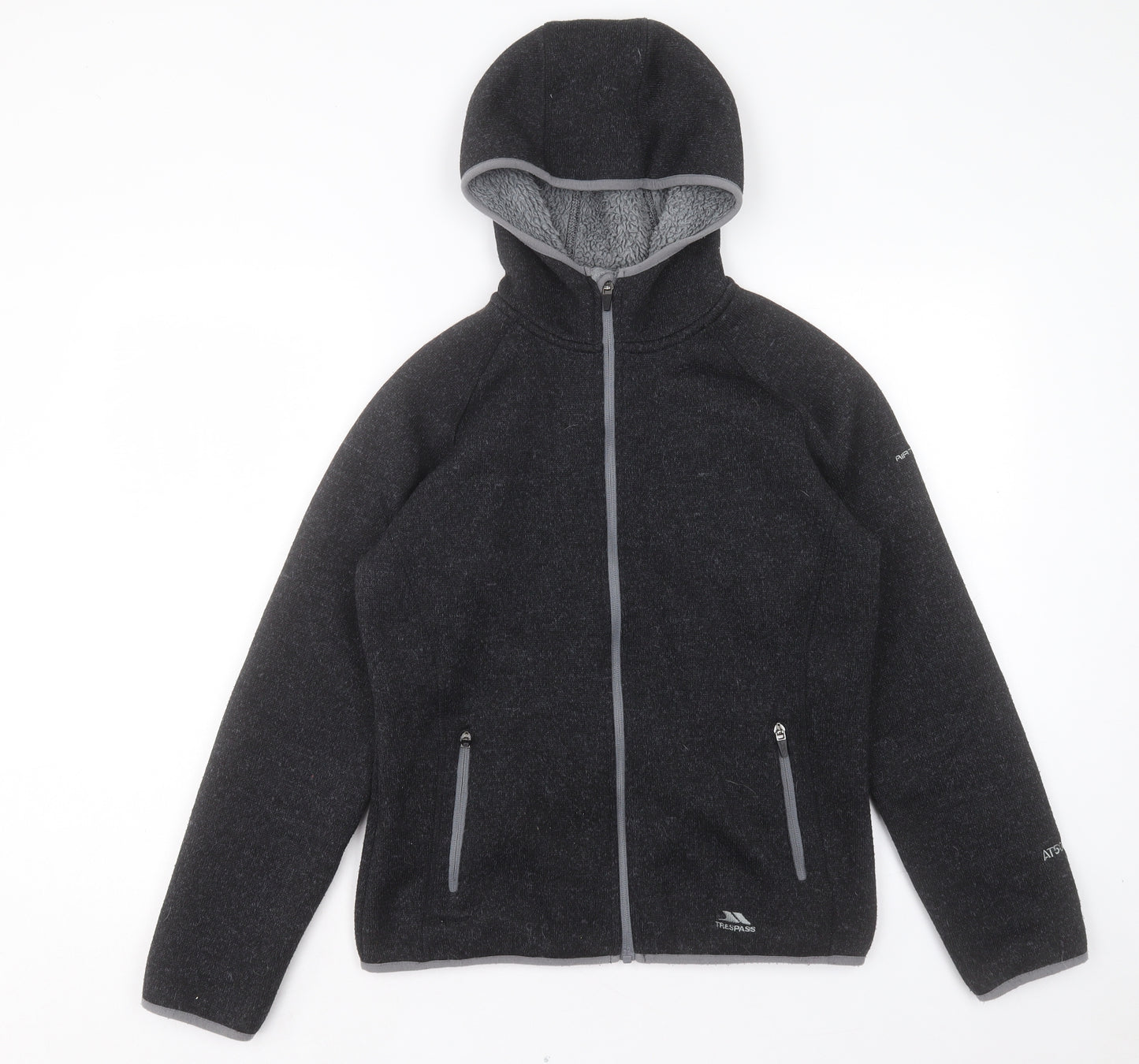 Trespass Womens Grey Jacket Size 10 Zip