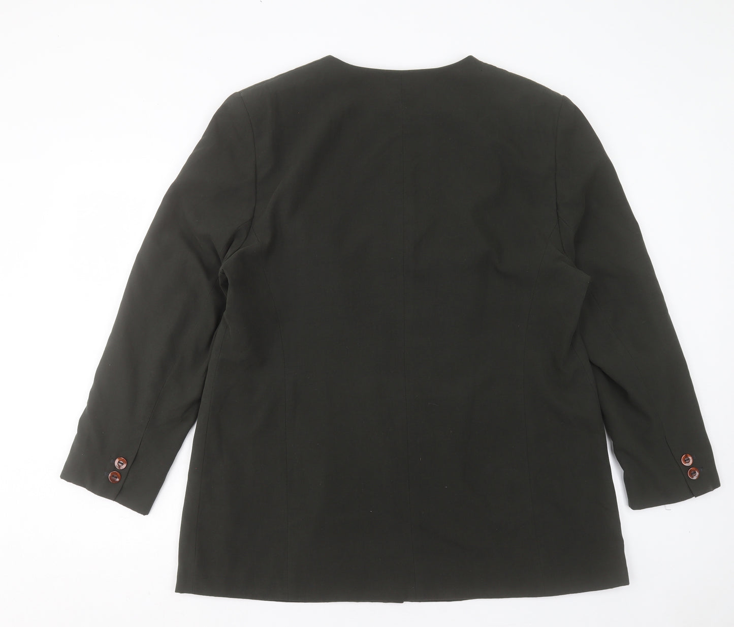 C&A Womens Green Jacket Size 20 Button